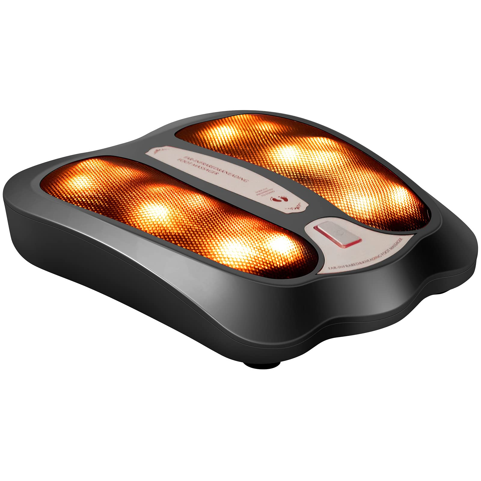 Electric Shiatsu Foot Massager with Soothing Heating & Infrared Lights, 18 Rotating Shiatsu Nodes