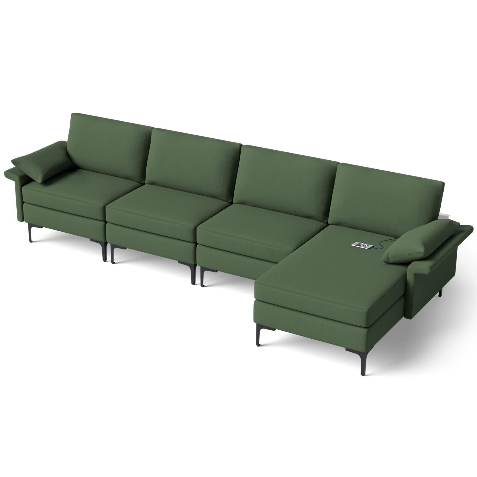 130.5 Inch Extra Large Convertible Sectional Sofa
